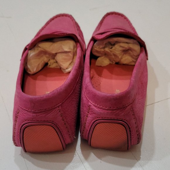 Cole Haan Fuchsia Leather Loafers - Picture 3 of 4